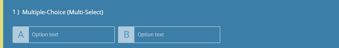 Multiple-Choice Multi-Select Question