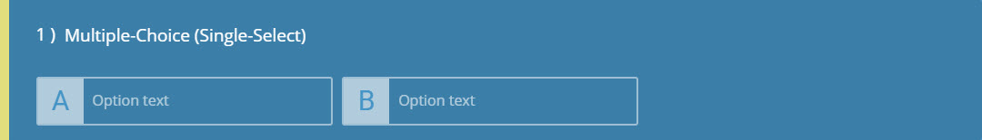 Multiple-Choice (Single-Select) Question