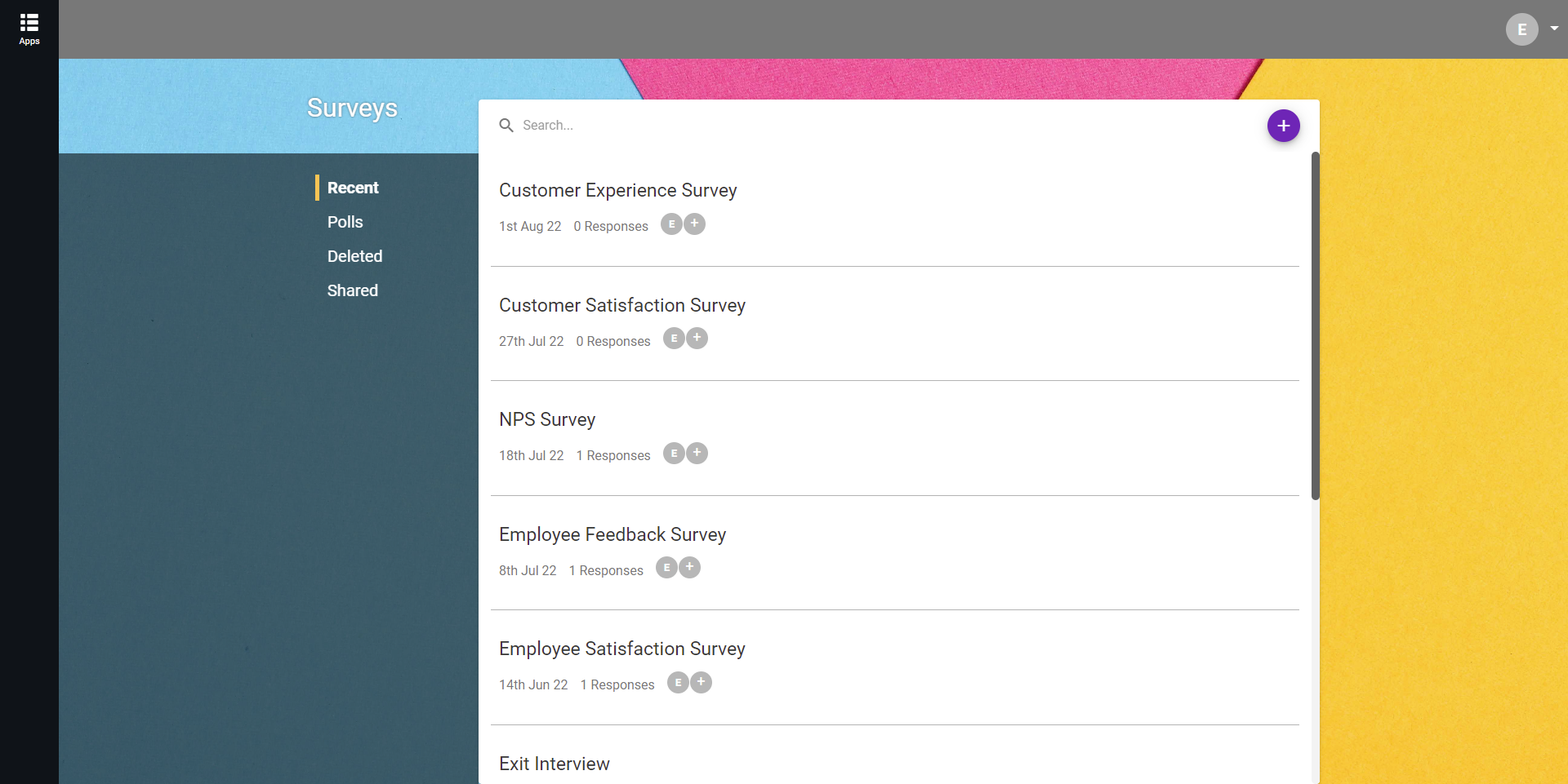 Survey Dashboard