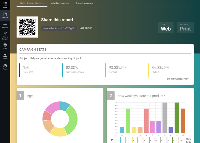 Analyze Survey Reports In Real Time